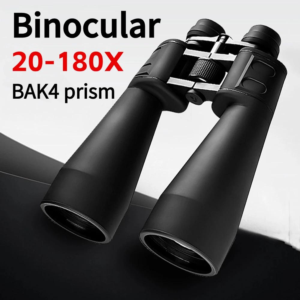 Профессиональный ночной прицел 20-180x100 Zoom мощный HD бинокль IPX4 водонепроницаемый дальнего действия для астрономии наблюдения за птицами