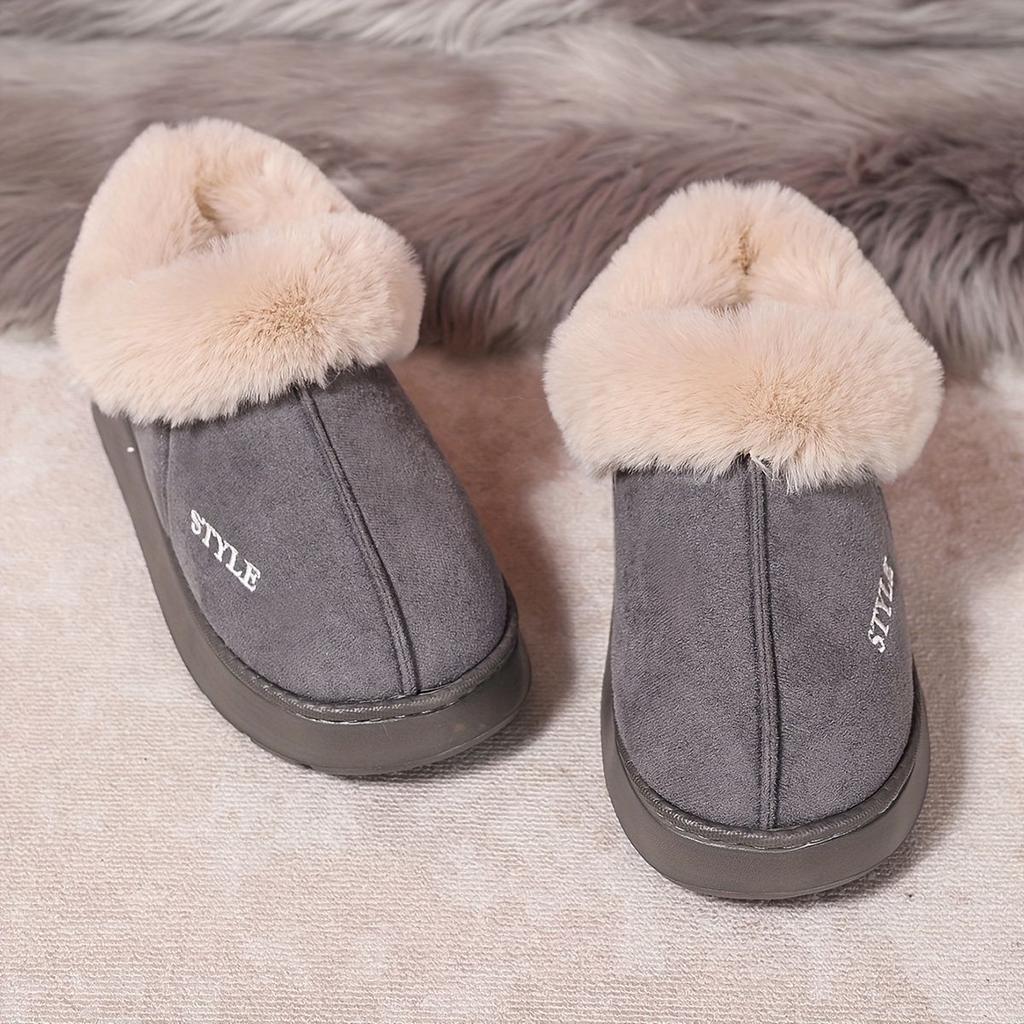 Настраиваемая хлопковая обувь для мужчин и женщин - Нескользящие домашние/уличные тапочки с задником