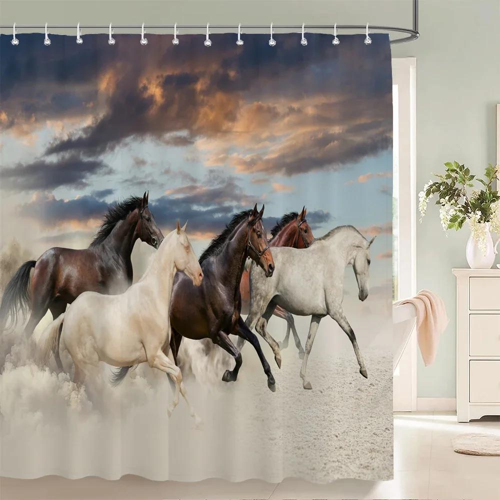 Смешная шторка для душа 3d шторки для ванны Обезьяна Орангутан Животный принт Водонепроницаемый полиэстер для декора ванной большой 180x200см