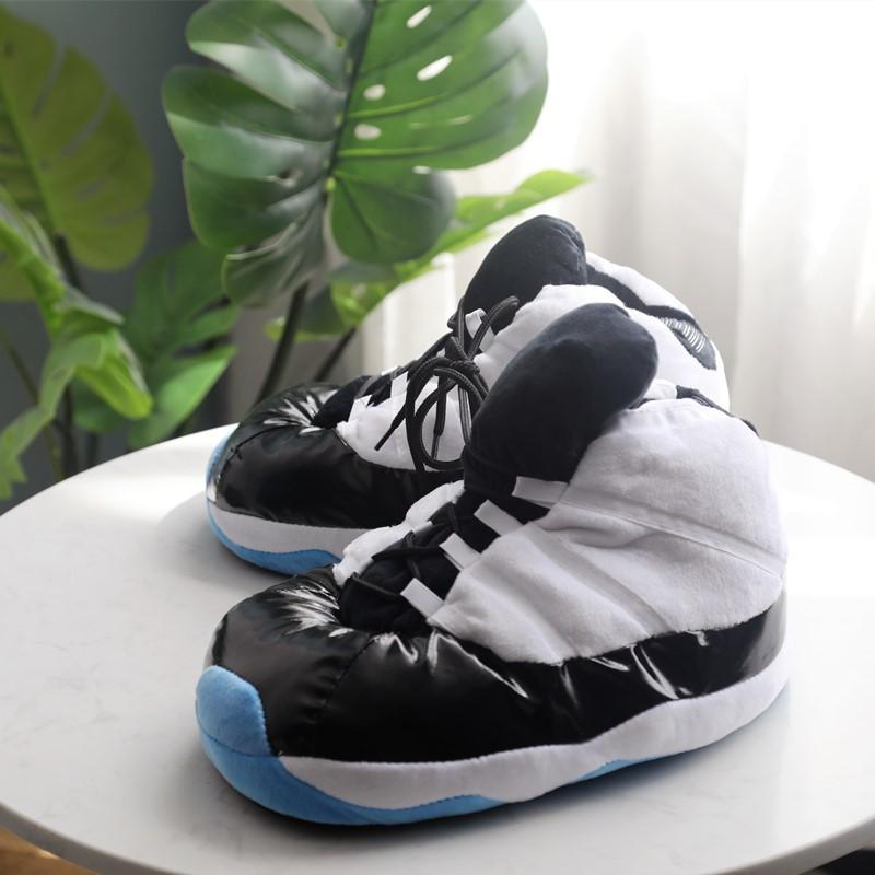Зимние теплые тапочки, женские милые домашние тапочки, унисекс, один размер, кроссовки, мужская домашняя напольная хлопковая обувь, женские плюшевые шлепанцы 35–43