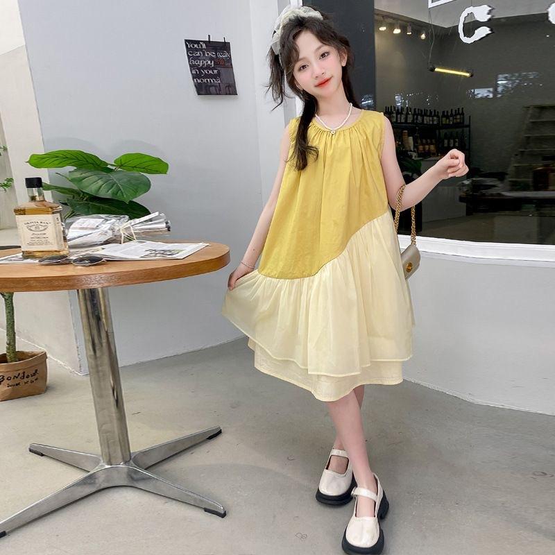 Girls Summer Lightweight Stylish Dress for Big Kids