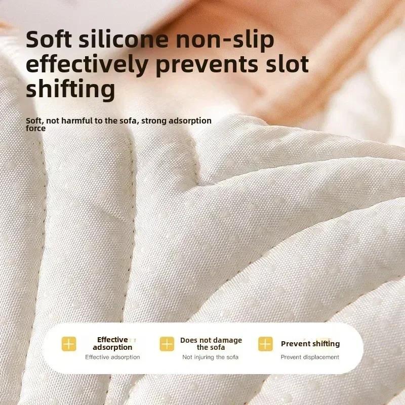 Плотные чехлы для дивана в гостиную, противоскользящие, однотонные, плюшевые маты для дивана, L-образные, универсальные подушки для дивана, защита мебели