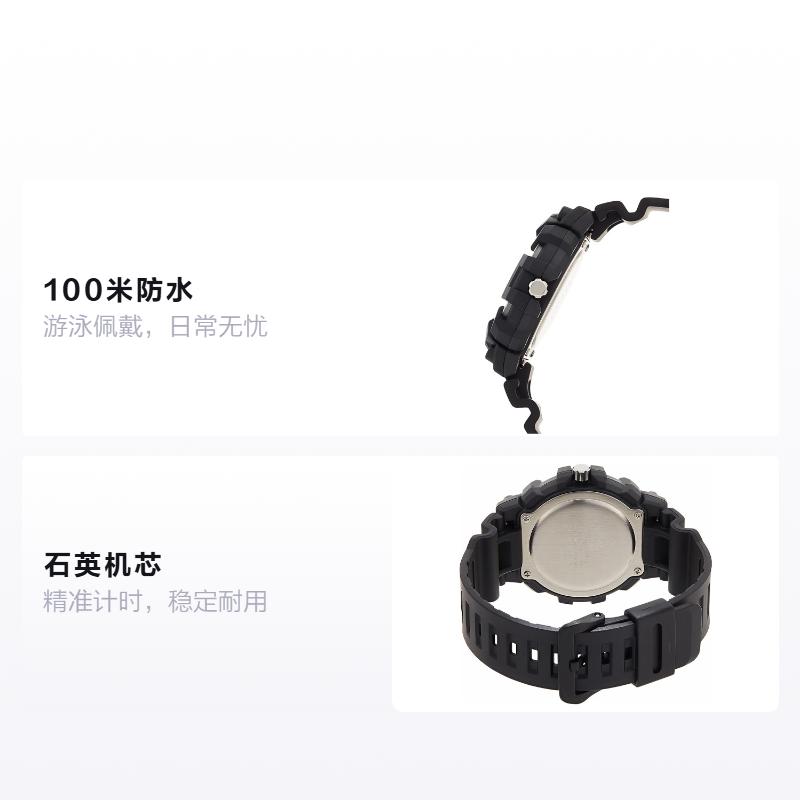 Casio Серия YOUTH-дисковые трехстрелочные модные спортивные часы 100 м водонепроницаемые кварцевый механизм ремешок из смолы японские и корейские часы мужские часы MW-610H-1AV