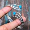 Arizona Turquoise Gemstone Handmade Jewelry  925 Sterling Silver Cuff/Bangle Adjustable