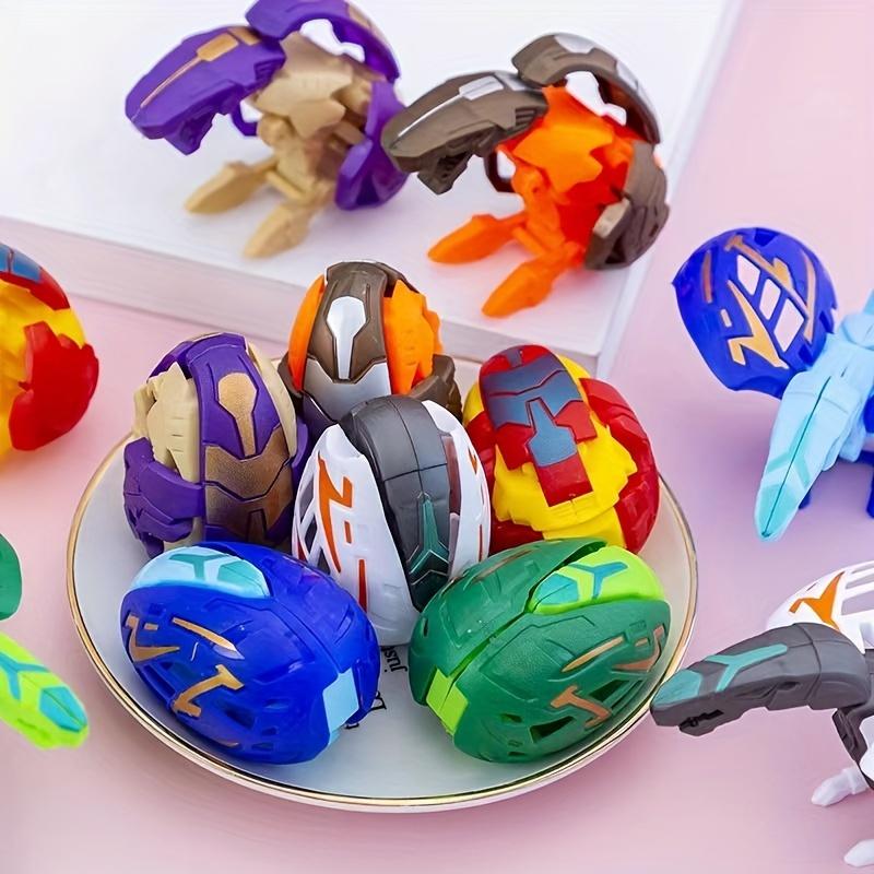 6/12Pack Transforming Dinosaur Easter Eggs - Dino Easter Basket Stuffers for Kids, Fun Easter Gifts, Perfect for Party Favors