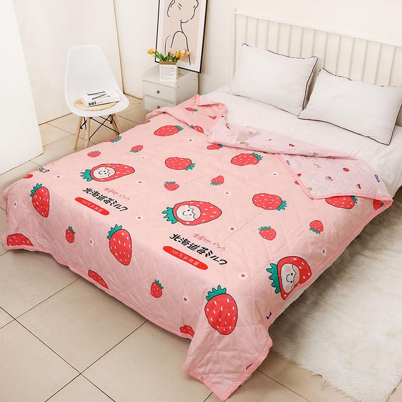 Летнее прохладное одеяло с кондиционером, двухслойное летнее детское тонкое одеяло, весеннее и осеннее одеяло, основа