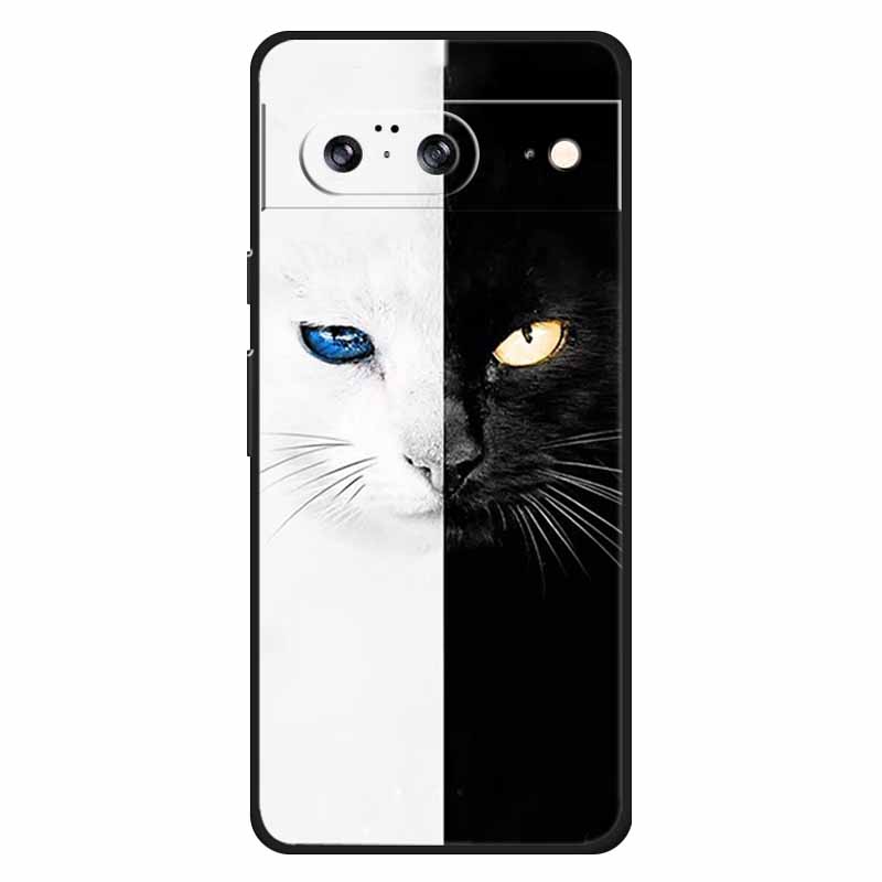 Для Google Pixel 8 / 8pro Чехол Мягкий Силикон Лев Сова Роскошные Задние Крышки Для Google Pixel 8 Pro Чехлы Pixel8 Мультяшные Корпуса