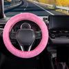 Modish Universal Car Accessory Charm Warm Long Soft Plush Car Steering Wheel Cover
