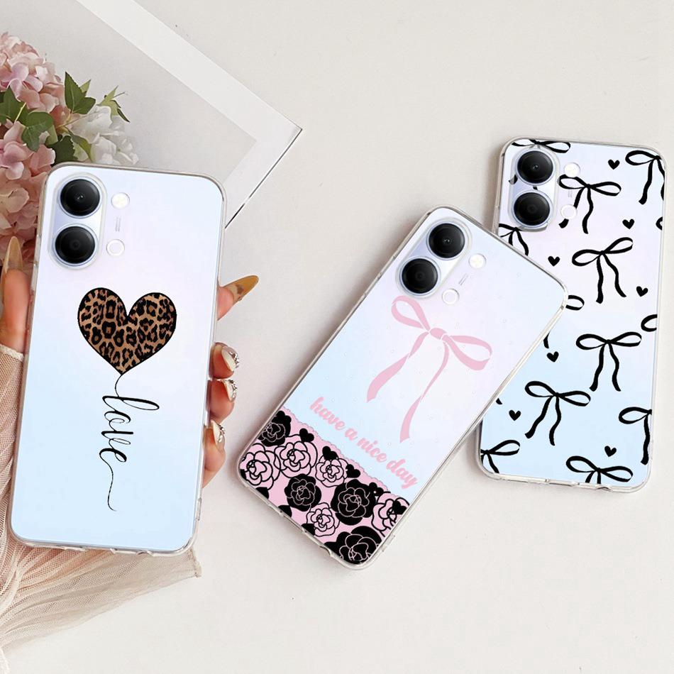 Для Vivo Y05 Y11d 2026 Новый простой стиль Чехол для телефона Для Vivo Y11D Y05 4G Прозрачный ТПУ Мягкий силикон Чехлы