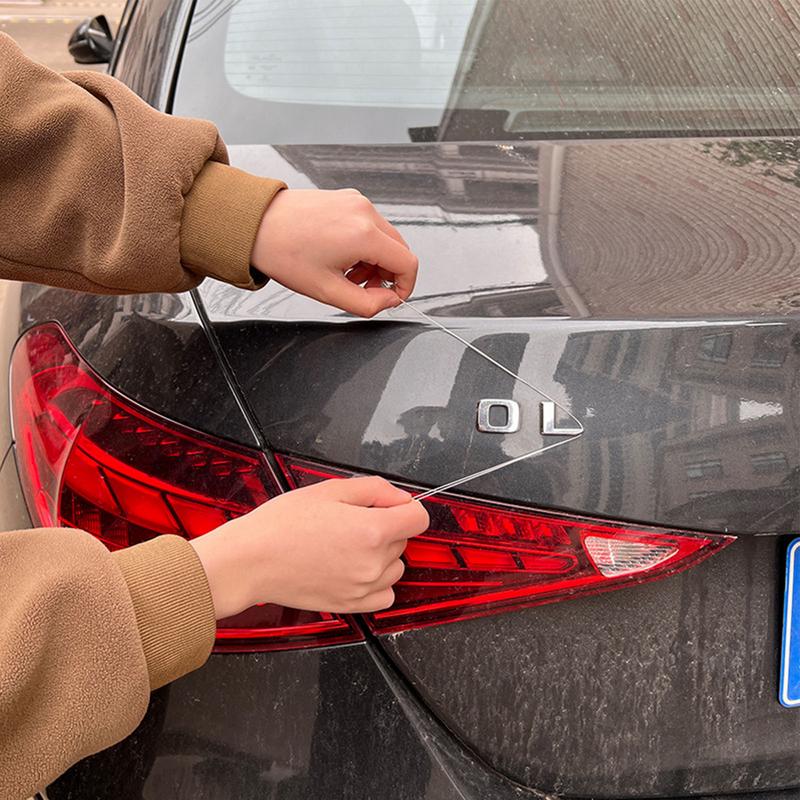 Car Emblem Removal Tool Emblem Remover Logo Plate Lines Remover Car Logo Removal Tool No-Scratch Pry Tool Car Emblem Removal Kit