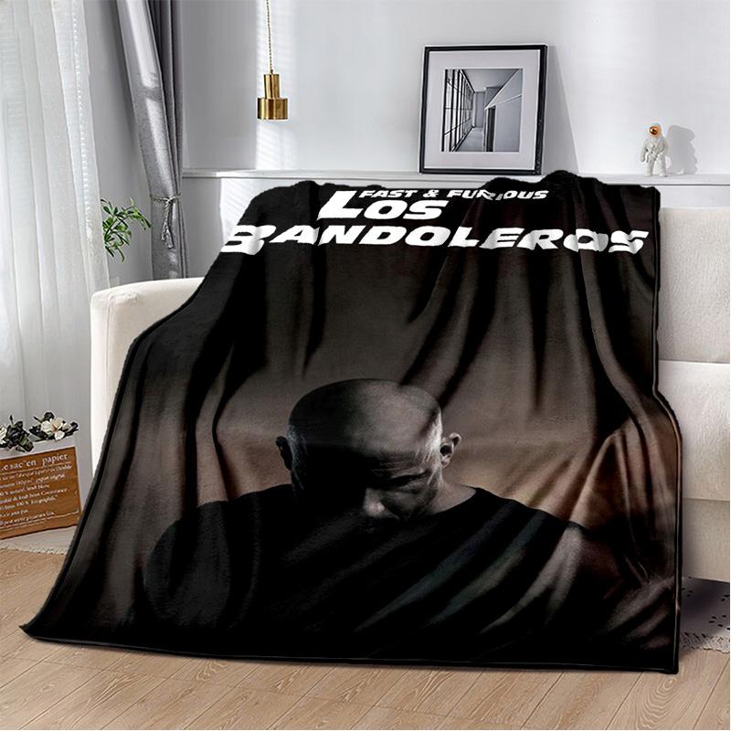 HD 10 Fast & Furious X 3D Printed Soft Plush Blanket,Flannel Blanket Throw Blanket for Living Room Bedroom Bed Sofa Picnic Kids
