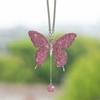 Diamond Butterfly Pendant Car Rearview Mirror View Mirror Hanging Pendant Quality Bag Pendant  Car