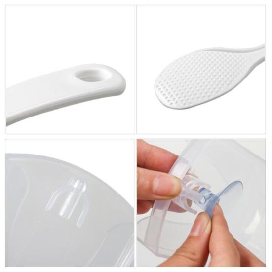 Стойка для хранения ложек для риса, устойчивая к трещинам, прочная конструкция с присоской, удобная для широкого применения, настенная, простая в установке подставка для хранения ложек