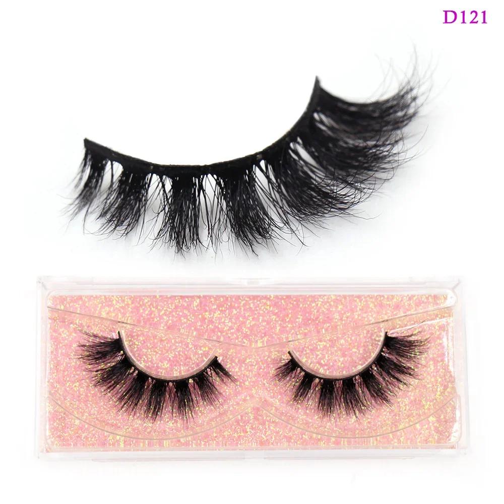 LEHUAMAO Eyelashes 3D Mink Lashes Criss-cross Strands Cruelty Free High Volume Mink Lashes Soft Dramatic Eye Lashes Makeup D101