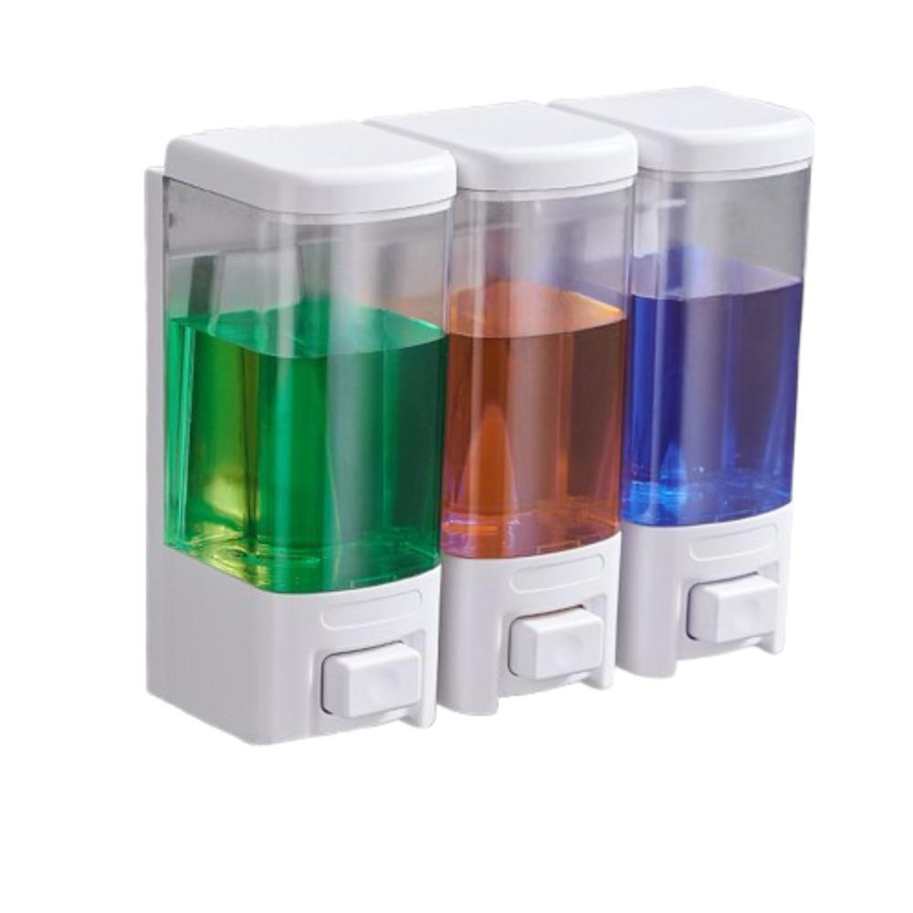 1/2/3 шт. 500 мл Дозатор жидкого мыла Большой емкости Настенный Дозатор шампуня Бутылка Ручной пресс Видимое окно