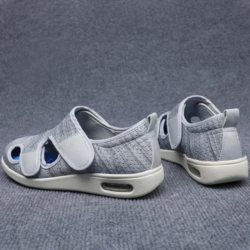 Mom Dad Shoes Casual Sandals Orthopedics Wide Feet Swollen Shoe Thumb Eversion Adjusting Soft Comfortable Diabetic Shoes