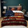 Комплект постельного белья с национальным флагом размера King, креативный комплект постельного белья с американским флагом для подростков и взрослых, односпальное и двуспальное одеяло из микрофибры