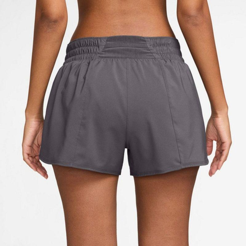 Nike Solid Color Elastic Casual Shorts Women shorts Brown DX6011-036