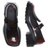 Dr. Martens Leather Fashionable Elegant Chunky Heel Mary Jane Shoes 1.5cm Women Shoes Black Red 32077770