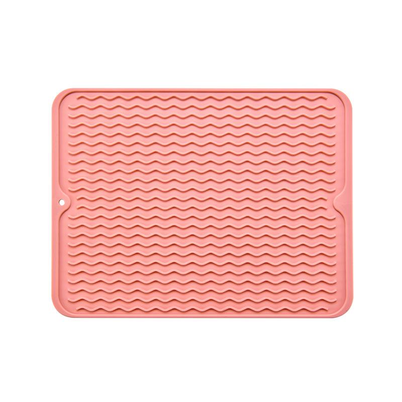 Силиконовый коврик для сушки посуды, дренажная подушка, фильтр для воды, стол, кухонный коврик, термостойкая защита стойки, прочная кухонная утварь
