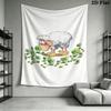JOLLY Wall Tapestry Aesthetic Wall Hanging Printed Fabric Blanket Decorative Tapestries for Bedroom Living Room Home Decor
