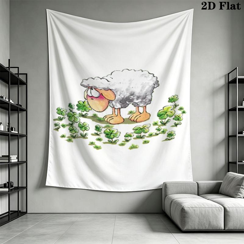 JOLLY Wall Tapestry Aesthetic Wall Hanging Printed Fabric Blanket Decorative Tapestries for Bedroom Living Room Home Decor