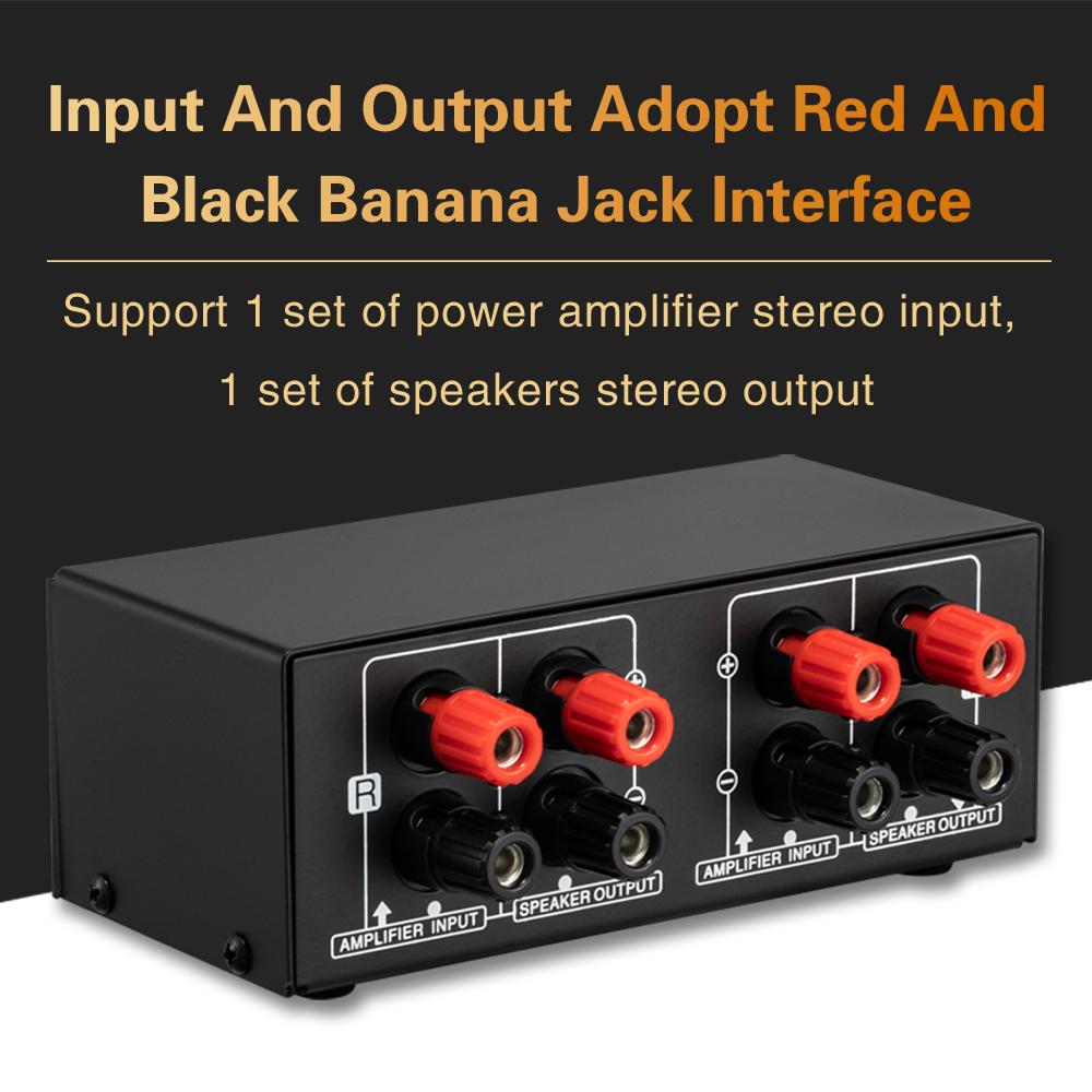 LYNEPAUAIO 150 Вт 14AWG Настольный пассивный динамик Коробка регулировки громкости Усилитель Регулировка громкости динамика с раздельным левым