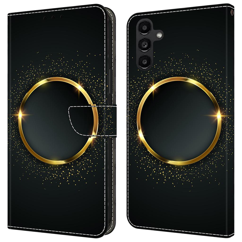 For Samsung Galaxy A14 5G/A14 4G Phone Case Pattern Print Leather Wallet Cover