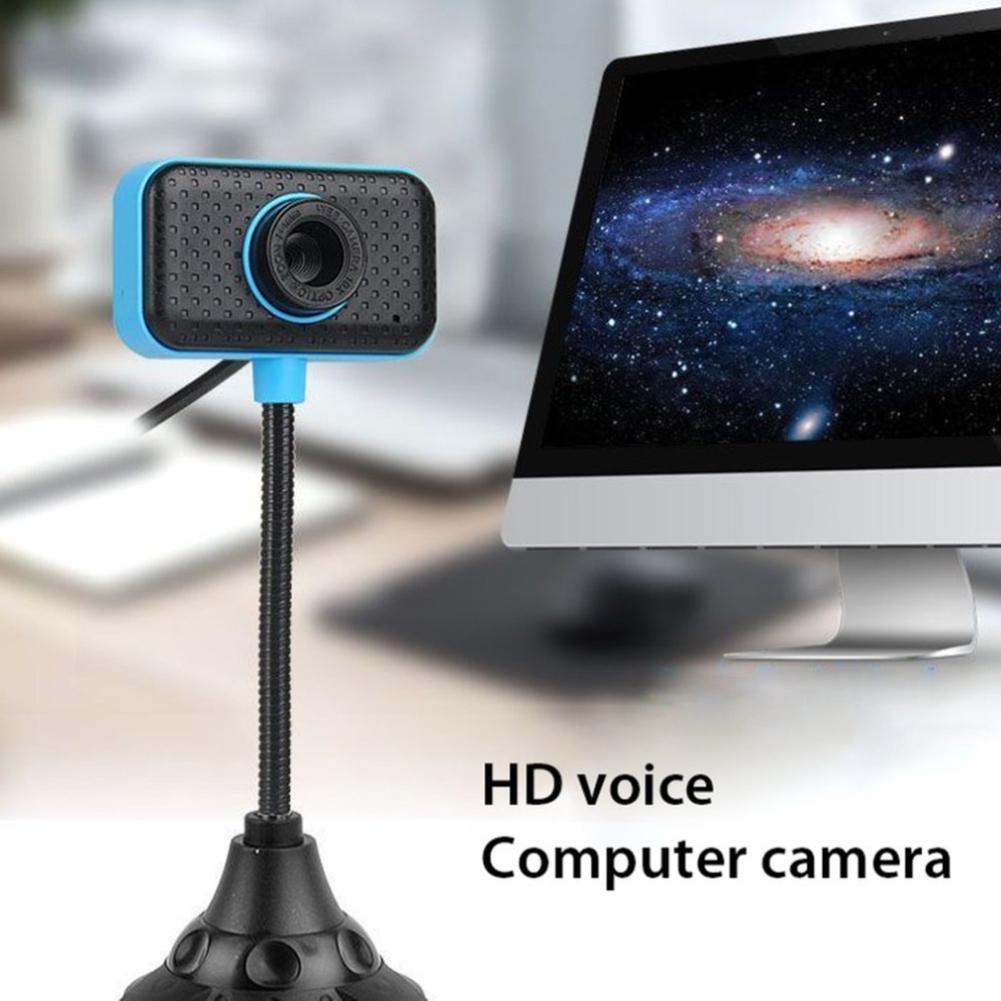 Веб-камера Гибкая USB 2.0 480P Видеокамера Компьютер ПК Цифровая веб-камера с микрофоном