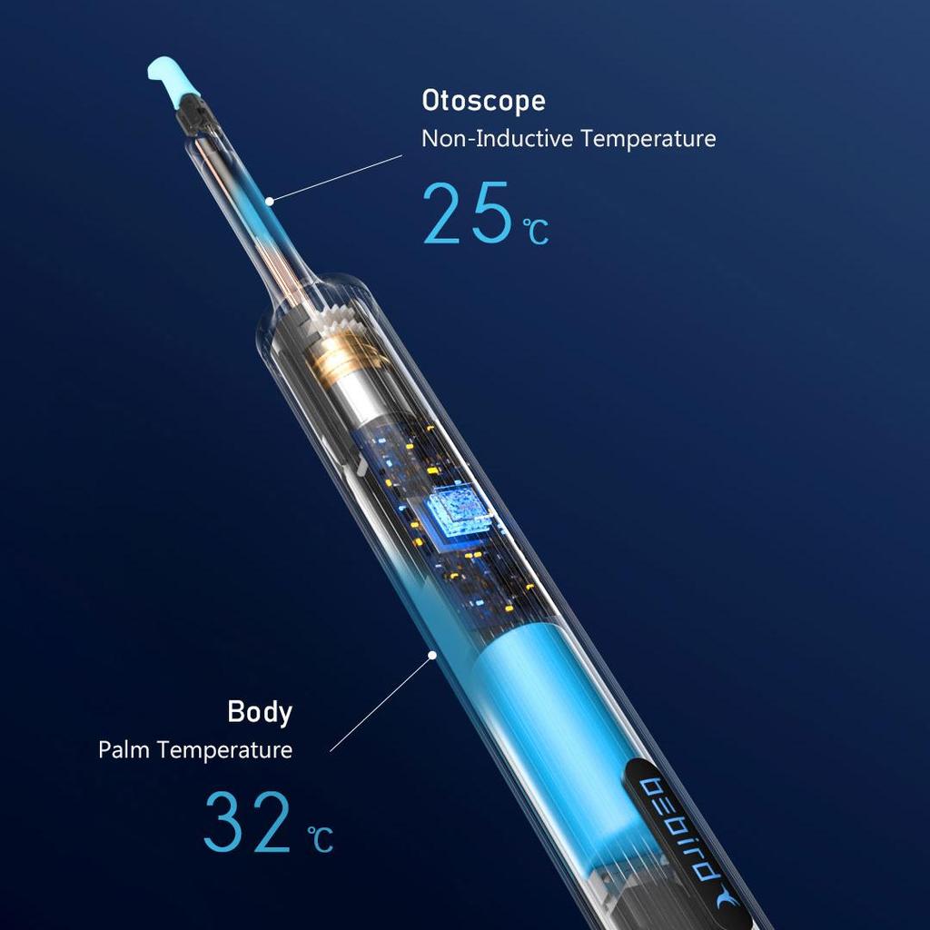 Xiaomi Bebird Note 3, интеллектуальная визуальная палочка для ушей, 1000 Вт, эндоскоп для чистки ушей, мини-камера, отоскоп, бороскоп, инструмент для подбора ушей