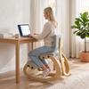 Ergonomic Kneeling Chair With Rocking Backrest Light Gray