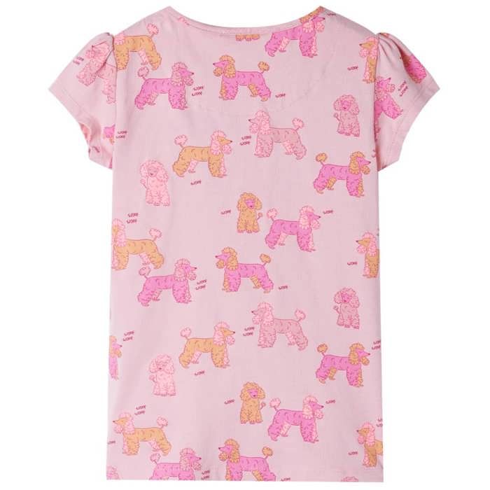 Light Pink Short-sleeved Pajamas for Children 92/104/116/128/140