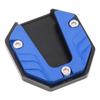 Боковая подставка для мотоцикла, накладка на подставку, высокопрочная, опорная пластина, аксессуар синего цвета