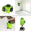Green 12 Line Laser Level with 5200mAh Rechargeable Battery Module (GF120) - Accurate 3D Model Self-Leveling for Horizontal and Vertical Measurements