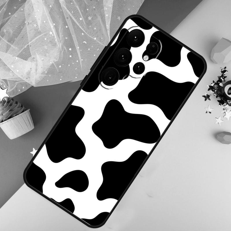 Cow Print Phone Case For Samsung Galaxy S25 FE S23 S21 S20 S22 S24 S26 Ultra S10 S26 Plus Cover Coque