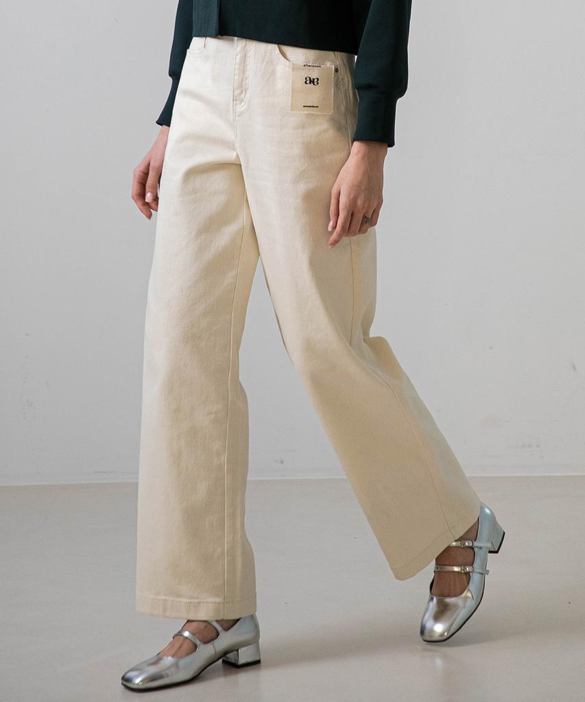 NON AND NON Butter Standard Cotton Pants_Nscp437 (Cream)