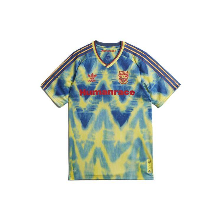 Adidas X Pharrell Arsenal 2021 Season Breathable Slim-Fit Football Jersey Men Tops Multicolor GJ9082