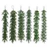 2 шт. Искусственная гирлянда из сосновых иголок, реалистичные сосновые ветки ручной работы, праздничная подвесная зелень