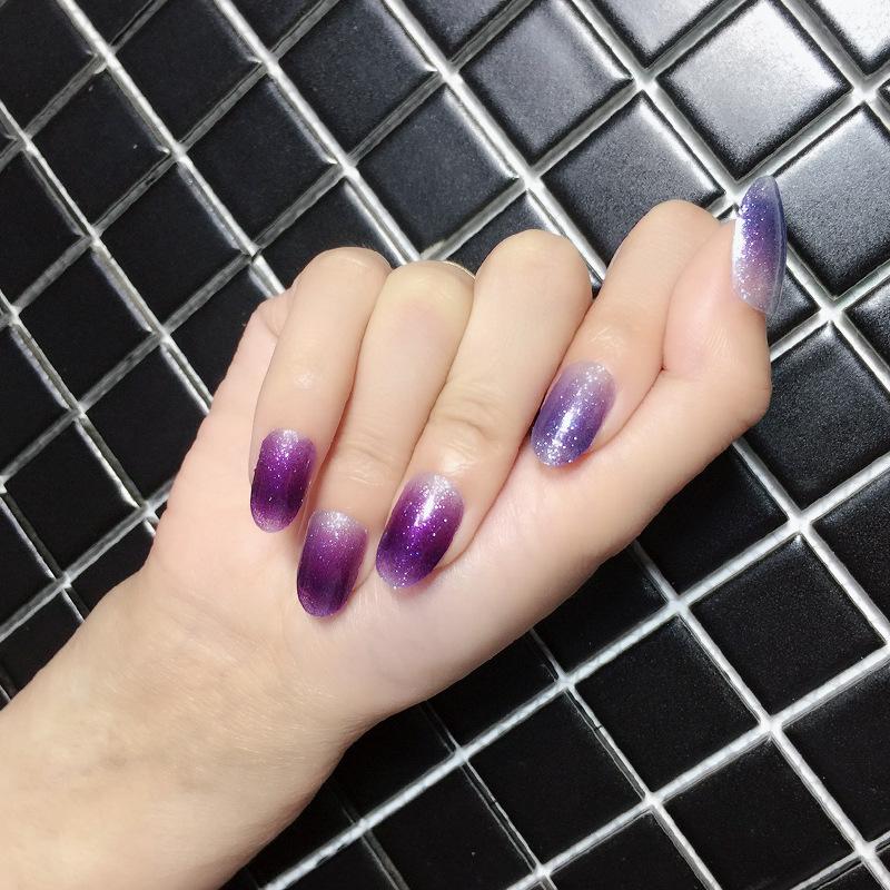 Наклейка для ногтей с градиентной маргариткой, полная наклейка, 3D-наклейка для дизайна ногтей, водонепроницаемая наклейка для ногтей, полная наклейка