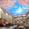 3D потолочные фотообои Cherry Blue Sky 3D потолочные фотообои для гостиной, детской комнаты, спальни