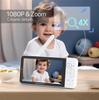 Беспроводной радионяня HD 5 дюймов с WiFi, двусторонней связью, ночным видением и удаленным мониторингом Tuya