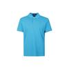 Polo Logo Embroidered Solid Color Short Sleeve Polo Shirt Men Tops Blue 710782592-022