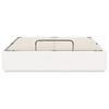 Ottoman Bed Frame White 160 x 200 cm Solid Pine Wood