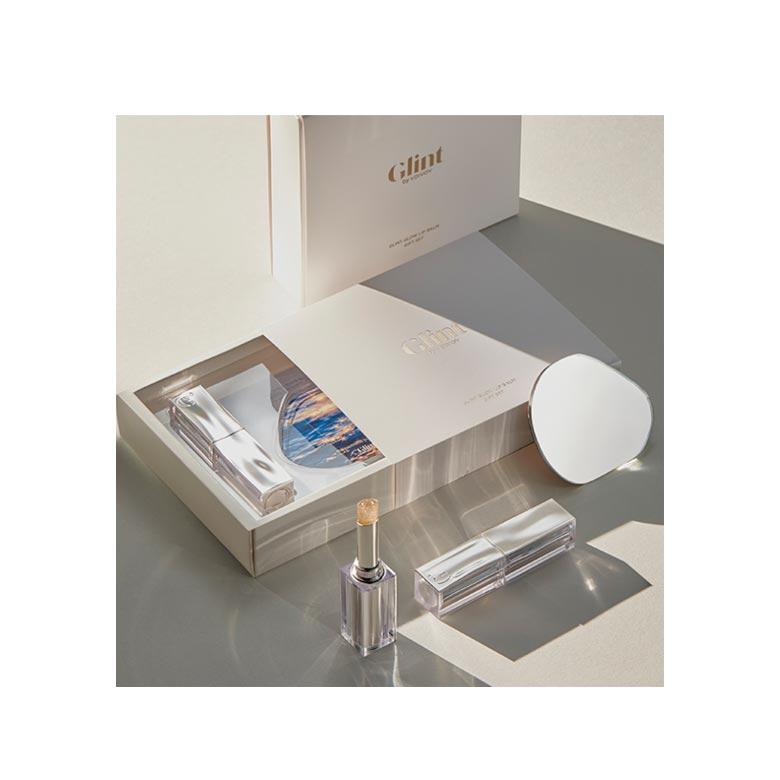 Glint By Vdivov Glow Lip Balm & Glow Mood Mini Mirror Set 2 предмета [Эксклюзив Kakao]