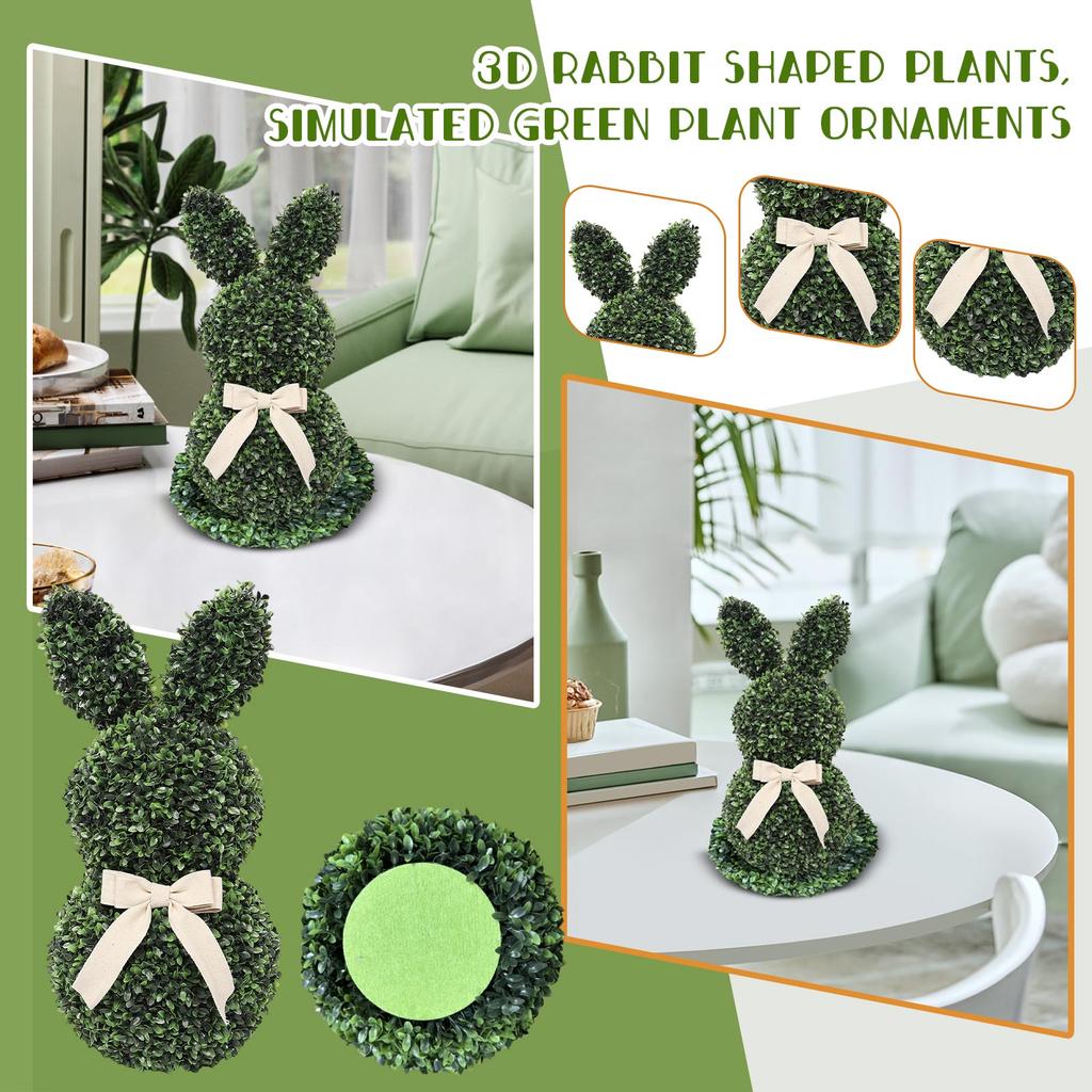 Shape Plants, Artificial Green Plants, Suitable For Easter Porch Decoration Outdoor Indoor