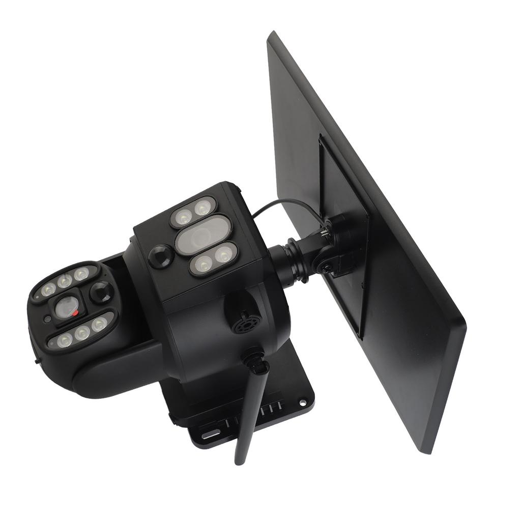 4K 8MP 4G Dual Lens Solar Camera Solar Security Camera with Full Color Night Vision Bidirectional Voice Intercom