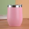 12oz Eggshell Cup Stainless Steel Thermos Bottle Portable Coffee Cups Water Bottle Travel Household Office School Drinking Tools