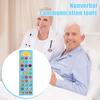 AAC Communication Device with 6 Programmable Buttons Adjustable Volume Speech Therapy Stroke Rehab Non-Verbal Communication Tools Talking Aid