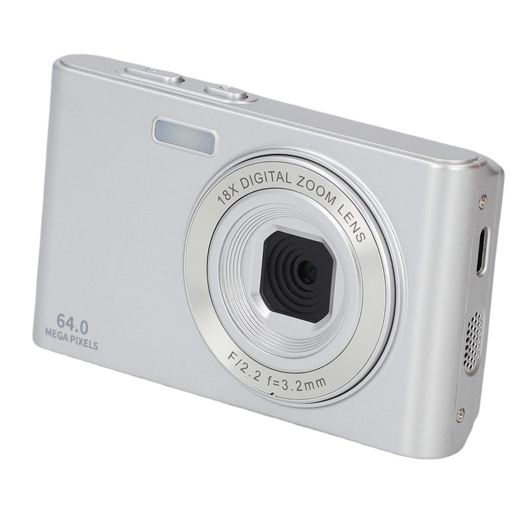 Retro Camera 4K Video 64MP Photo 18X Digital Zoom Student Camera for Travel Photography