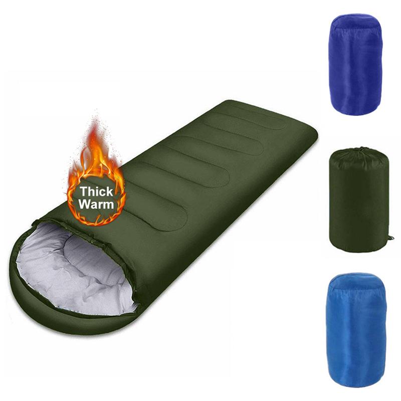 Спальный мешок для улицы, спальный мешок для взрослых, для путешествий, кемпинга, офиса, для улицы, теплый, водонепроницаемый, утолщенный, холодостойкий, спальный мешок для взрослых, все сезоны
